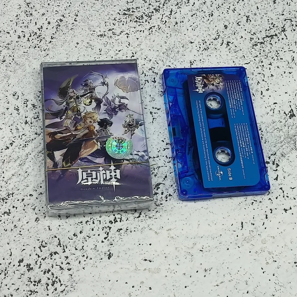 Hra Genshin Impact Music Tape Razor Razor Jean Gunnhildr Paimon Cosplay Anime Soundtracks Box Cassettes Walkman Tape Collection Prop