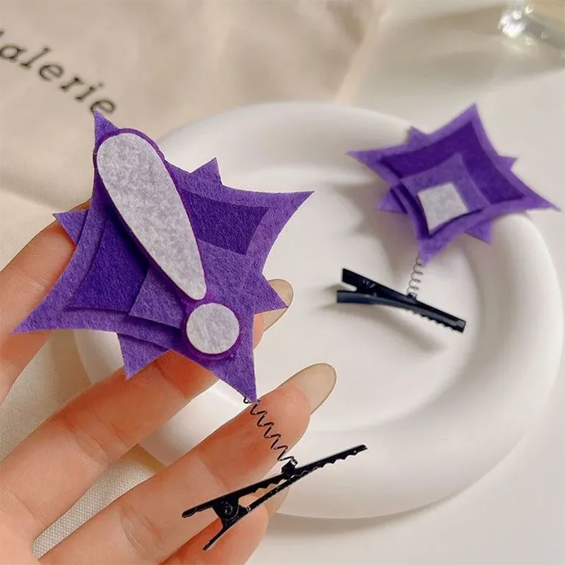 Hra Genshin Impact Teyvat Daily Commission Hair Clips Unisex Osobnosť jar