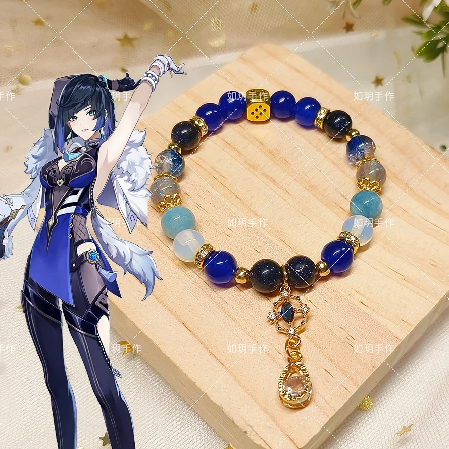 Hra Genshin Impact yelan cosplay náramok rola Parity Game roztomilý ambitus anime