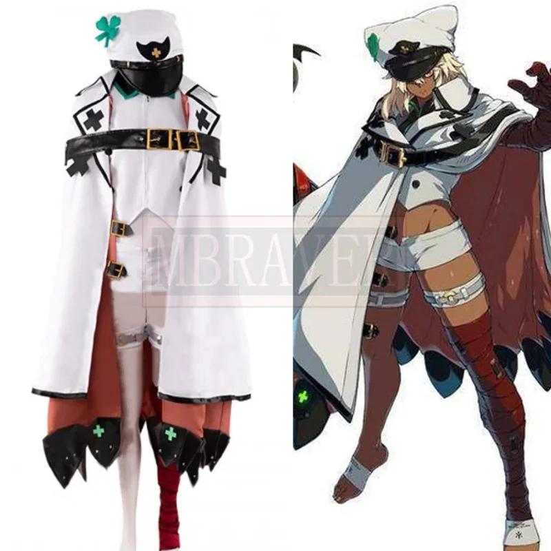 Hra Guilty Gear usmieva Ramlethal Valentine Cosplay kostým Uniforma vianočného Halloweenu na mieru vyrobená akúkoľvek veľkosť