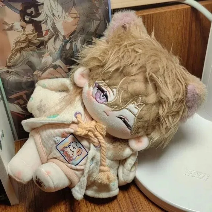 Hra Honkai: Star Rail Aventurine Cotton Body Anime 20cm Obliekajte pekného chlapca Cosplay Figures Gift