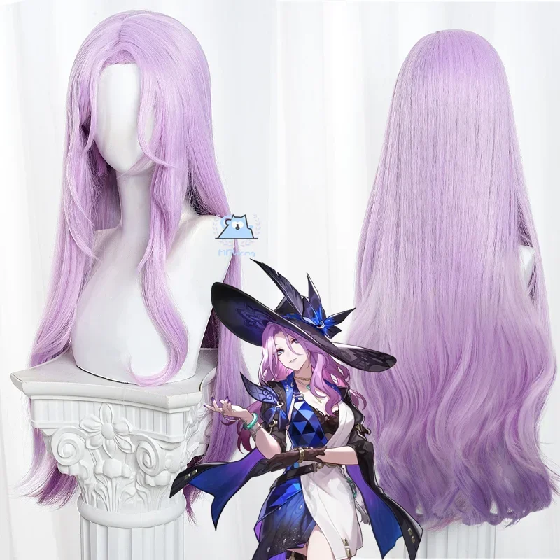 Hra Honkai Star Rail Najnovšia jade cosplay parochňa 90 cm svetlo fialové dlhé vlasy desať kamenných halloweenských večierkov pre ženy propagácie dievčat