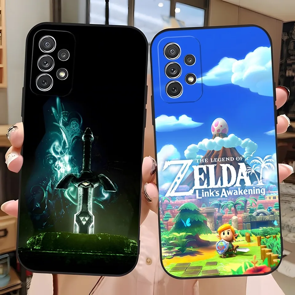 Hra L-Legends z puzdra telefónu Z-Zelda pre Samsung S23 Ultra S24 S22 S20 Fe S21 plus Galaxy A54 A34 A34 A24 A53 M54 Poznámka 20