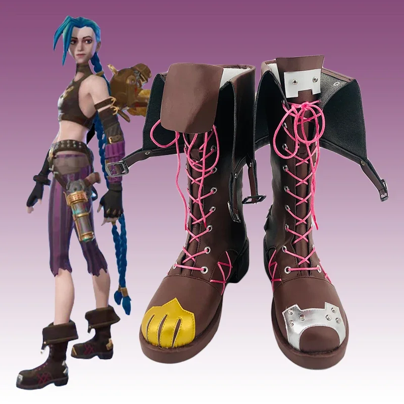Hra lol Arcane Crit loli jinx cosplay topánky Halloween Party