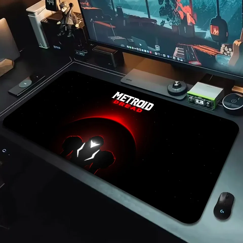 Hra M-metroid D-Dread MousePad Veľký herný počítač Vypočítať Hamerové klávesnice Mouses