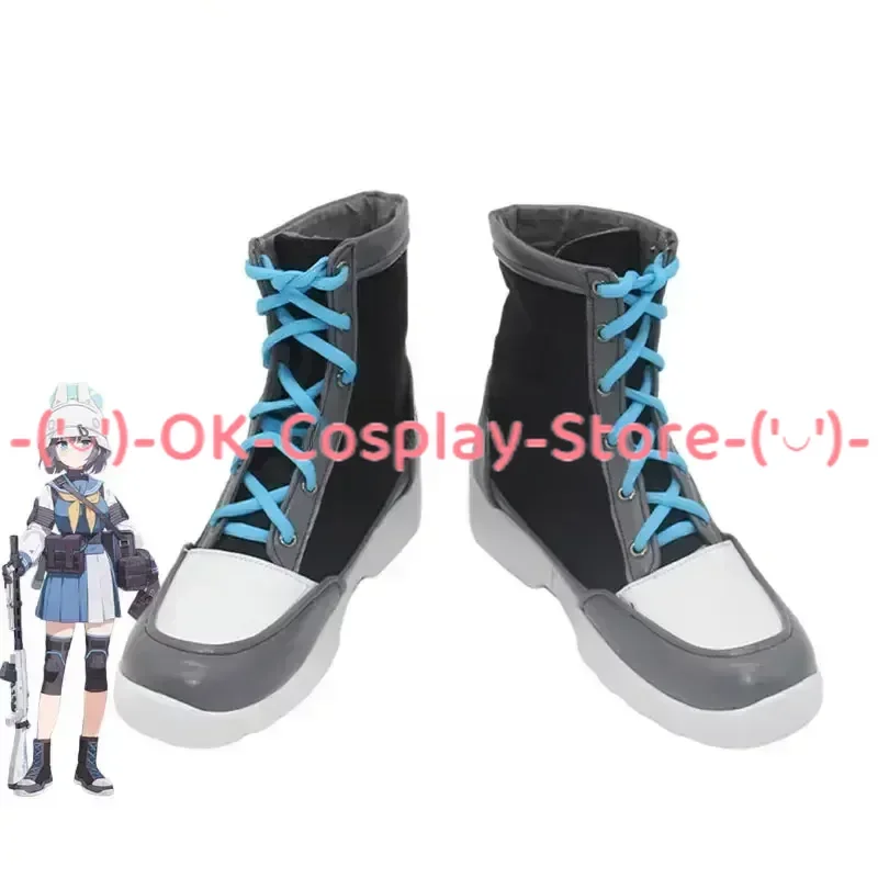 Hra modrý archív Sorai Saki cosplay topánky pu kožené topánky Halloween karneval topánky cosplay prop
