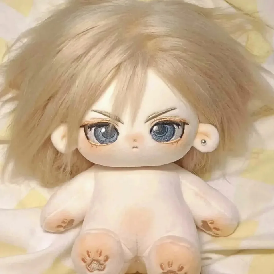 Hra roztomilý cloudový konflikt pekný chlapec Cartoon Cotton Body anime 20 cm oblečenie vankúš vankúš Cosplay figúrky darček