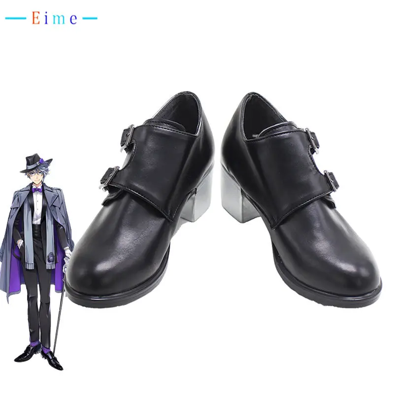 Hra Twisted Wonderland Azul Crowley Cosplay topánky pu kožené topánky na mieru vyrobené Halloween karneval topánky na mieru vyrobené