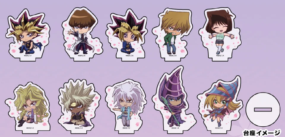 Hra yu-gi-oh! Duel Monsters Mini Figure Toy Anime Yu Gi Oh Yugioh Mazaki Anzu Kujaku mai malý stojanový model cosplay bábika darček