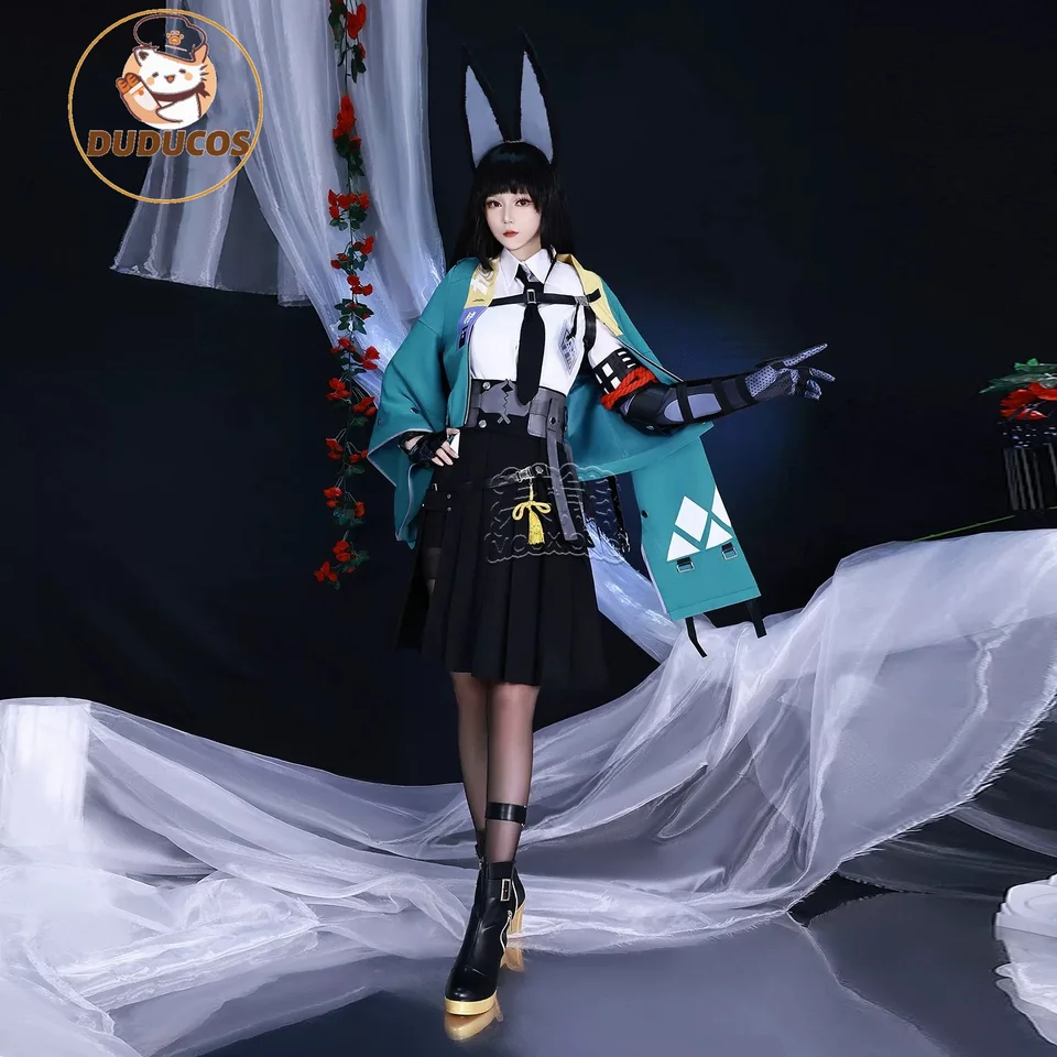 Hra Zenless Zone Zero nula Hoshimi Miyabi Cosplay kostým Fox Lovely Uniform Cosplay kostým Halloween Cosplay Party Outfit