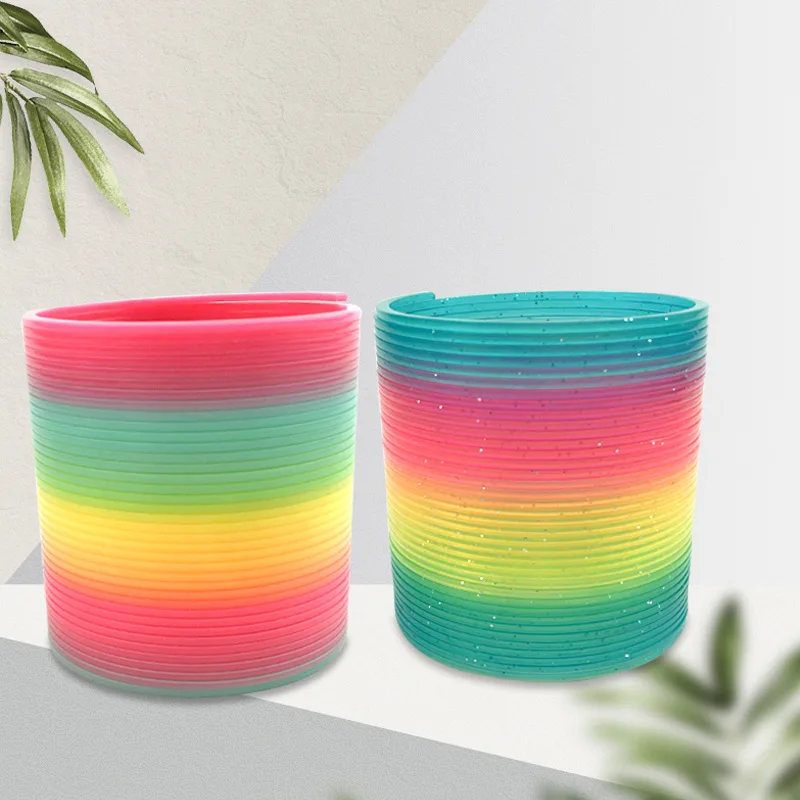 Hračka Rainbow Coil Spring Giant Classic Novinka plastová kúzelná jračka - skvelý darček pre chlapcov a dievčatá narodeniny Vianoce