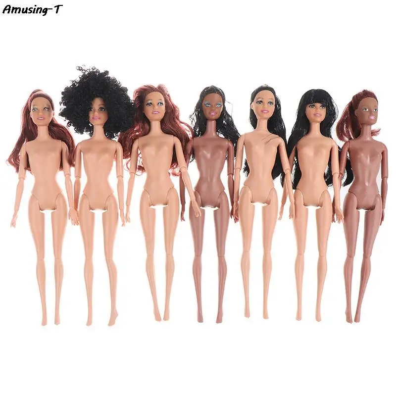 Hračky African bábika American Doll Adsessory Body Kĺb môže zmeniť hlavnú nohu presun afrického čierneho dievčaťa darček predstieranie hračky dieťa