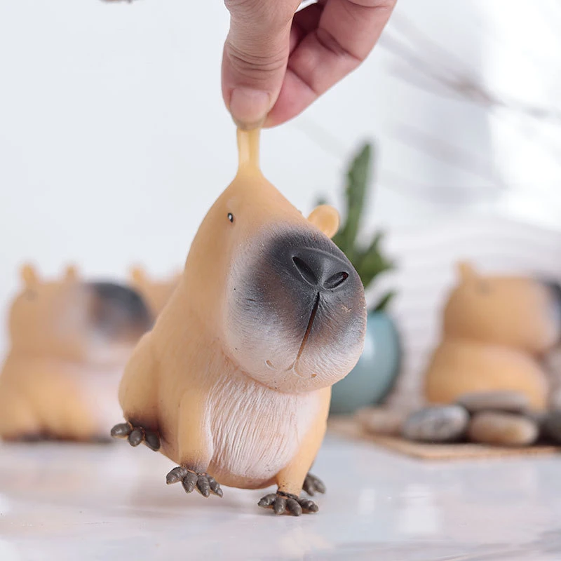 Hračky Capybary proti stresu Fidget Hračky pre úzkosť Capybara nezvyčajný objekt vtipné veci Brinquedos para arívio do estresse