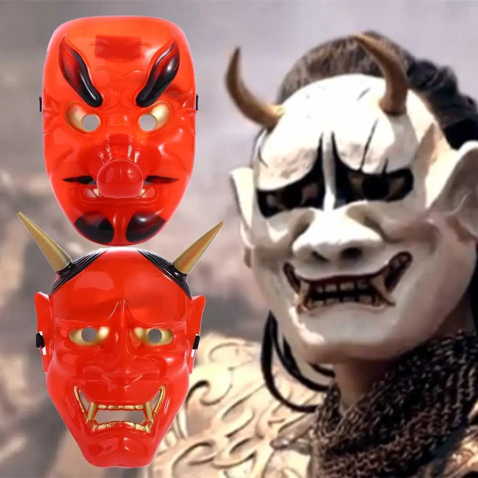 Hračky Cosplay Party Cosplay príslušenstvo Prom Prom Party Dodávky make -up props maska ​​halloween maska ​​duch ghost hannya maska ​​kostým prop