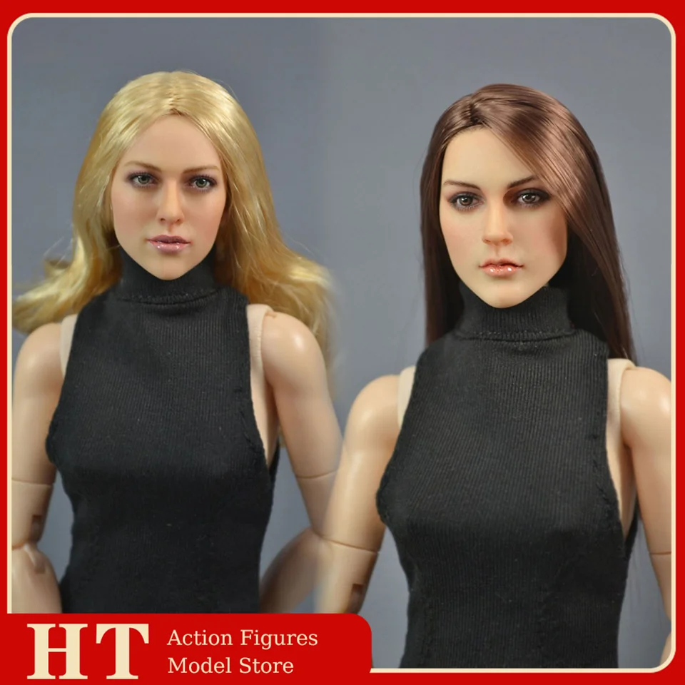 Hračky Kimi KT004 KT005 1/6 Európska charakteristika jemného výrazu hlavy Hlava vhodný pre 12 palcov akčnú postavu Doll Doll