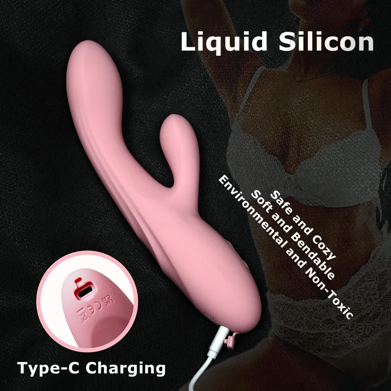 Hračky na nabíjanie typu C pre miestnosť postelí vibrátor pre ženu g Spot vibrátor Masáž Masáž nástroja Sex Sex