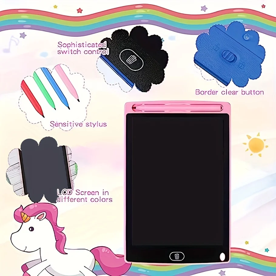 Hračky pre deti 8,5 palca elektronická kreslenie LCD obrazovky Písanie digitálnych grafických kresliar