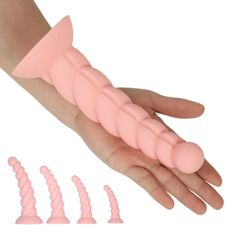 Hračky pre muža a ženy análny plug prostaty Massager Sex Products vaginálny stimulátor so silným prísavným silikónovým korálkom dildo