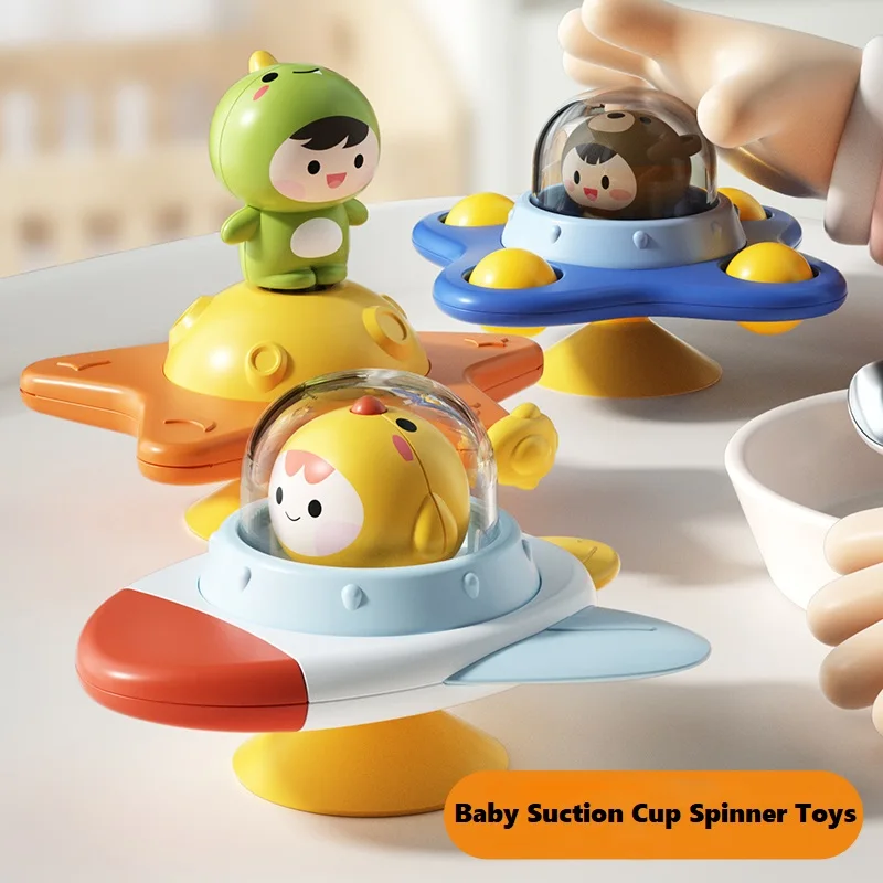 Hračky Spinner hračky pre dieťa pre dieťa 12-18 mesiacov Senzorické vývojové okenné spinnery Deti točenie vrcholov kúpeľných hračiek pre batoľatá 1-3Y