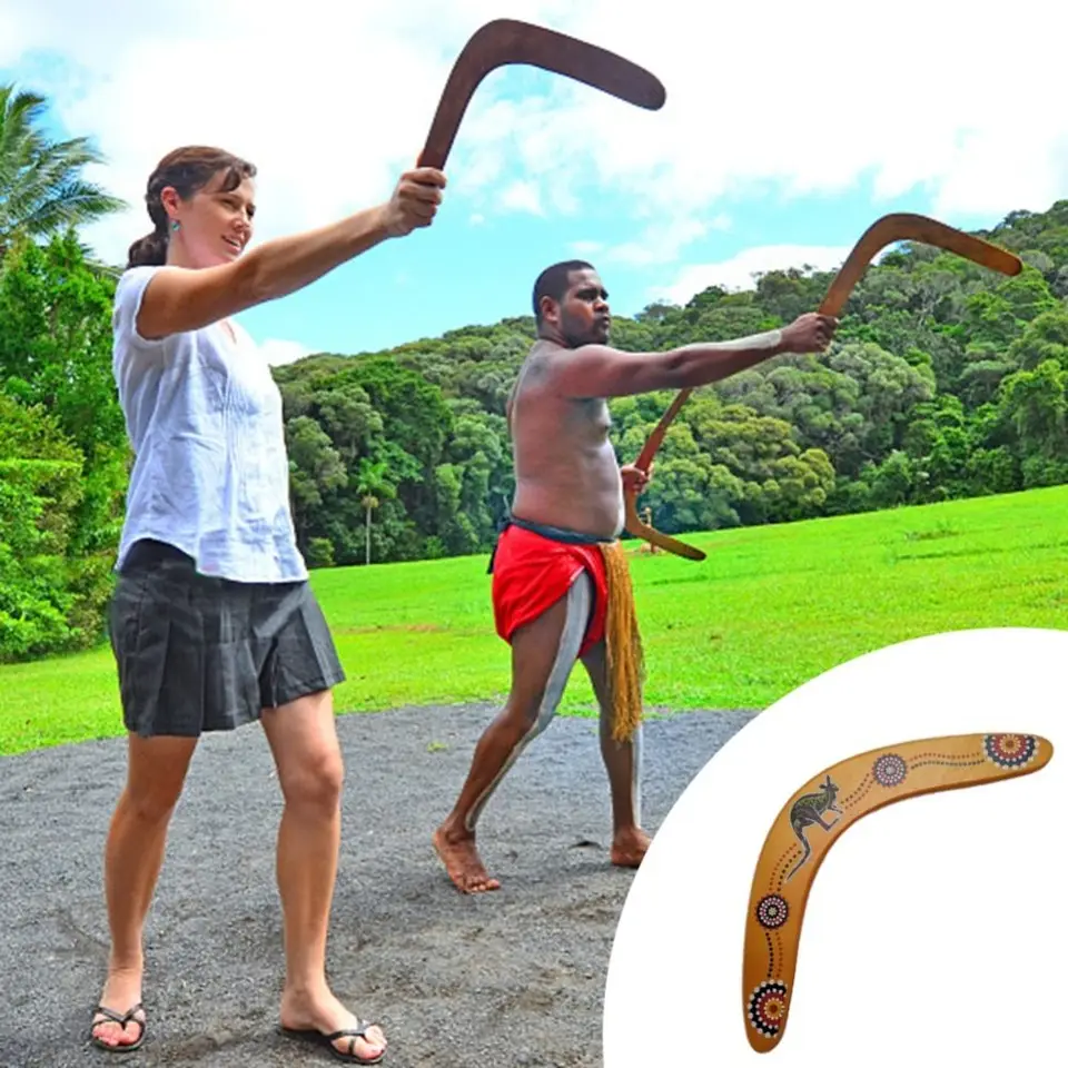 Hračky Športové vybavenie Early Education Interactive Game Kangaroo Boomerang Boomerang Toy V Shaped Boomerang Flying Boomerang Toy