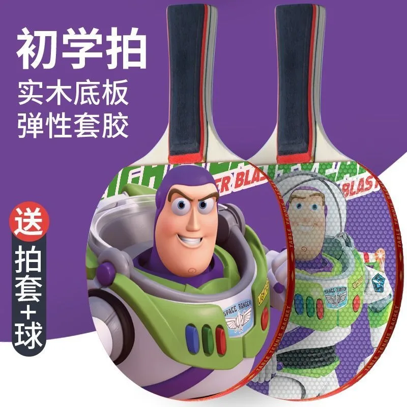 Hračkársky príbeh Buzz Lightyear Cartoon Muž a študentka Karikatúra stolová tenisová raketa pre začiatočníkov