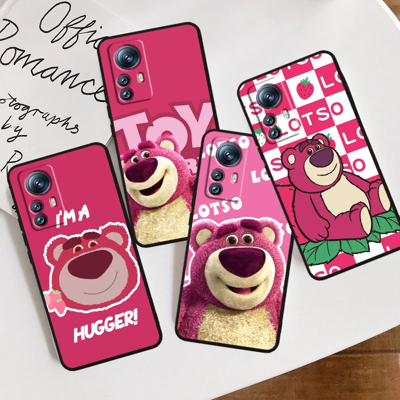 Hračkársky príbeh Lotso Disney pre Xiaomi Mi 13t 13 12T 12 11T 11i 11 A3 10T 10 9 Pro Lite Ultra 5G Black Cover Puzdro