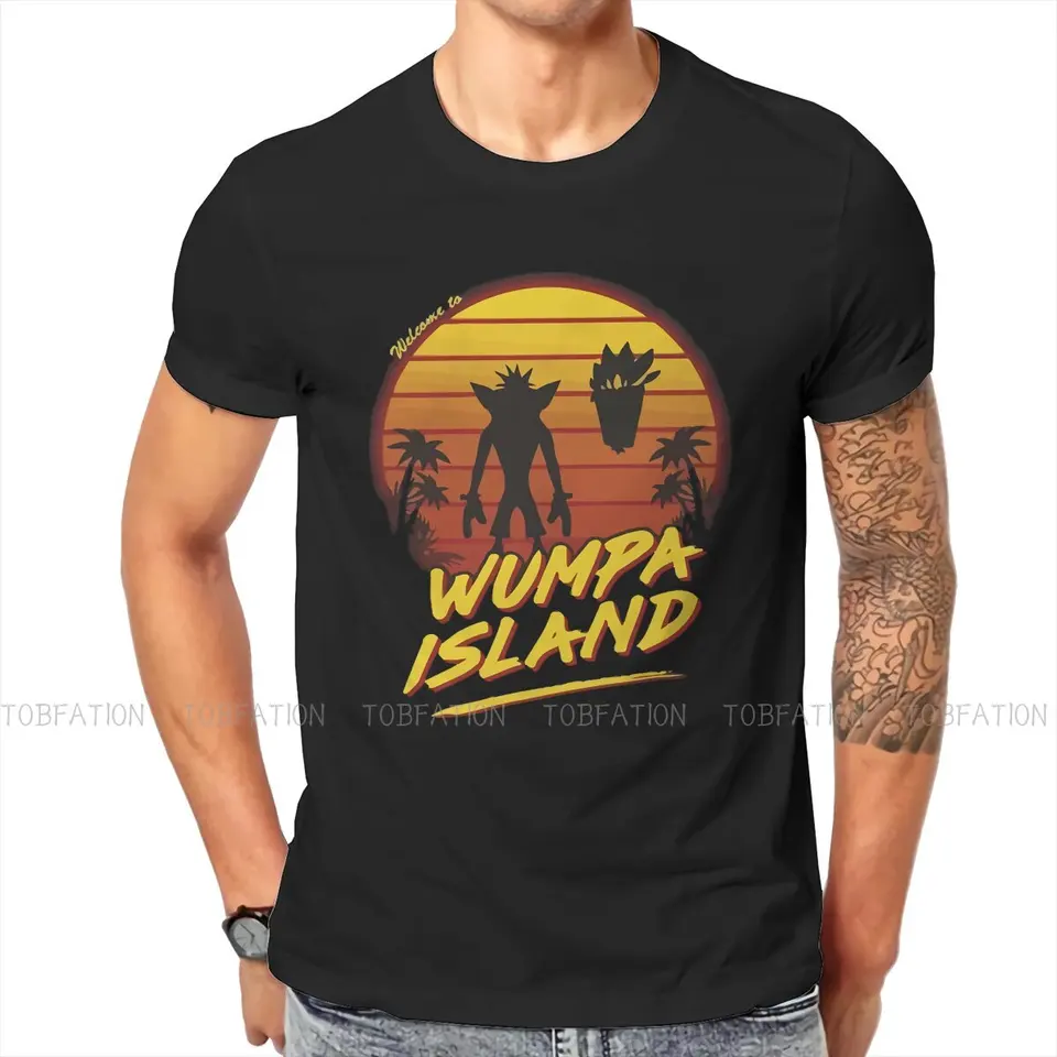 Hrašové tričko hradu pre mužov pre mužov Wumpa Humor Humor letné mikiny