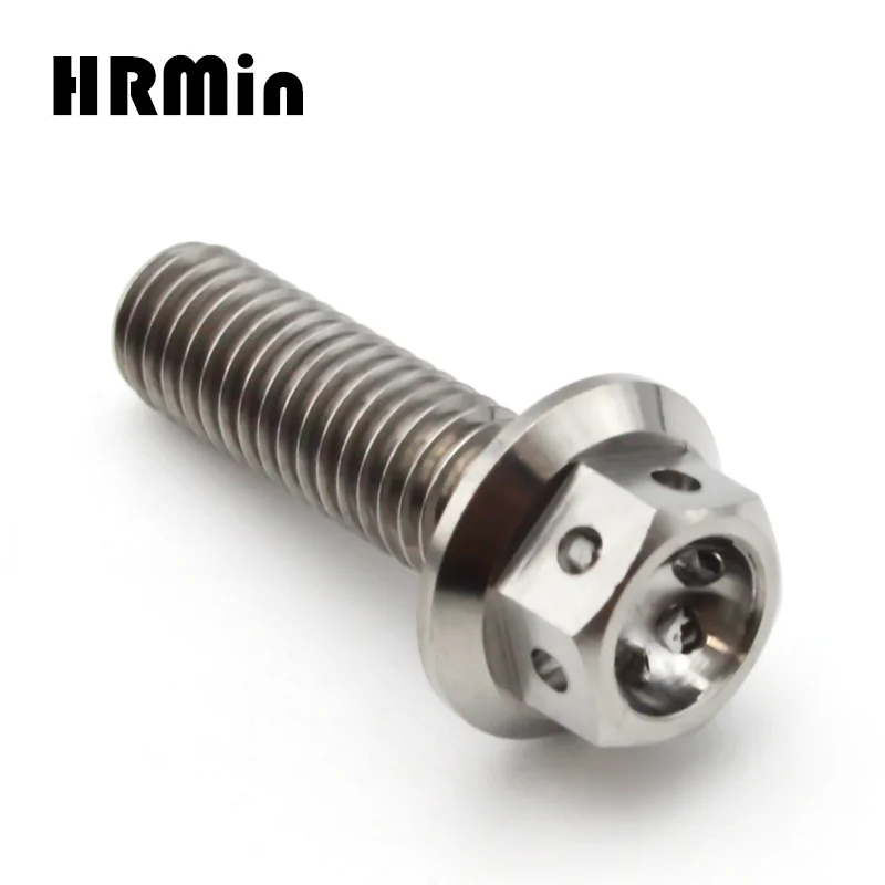HRmin GR5 Titanium HEX HEX PRÍRUČKA Skrutka skrutky M6x15-45 mm pre motocyklové pretekárske vozidlo Bycle