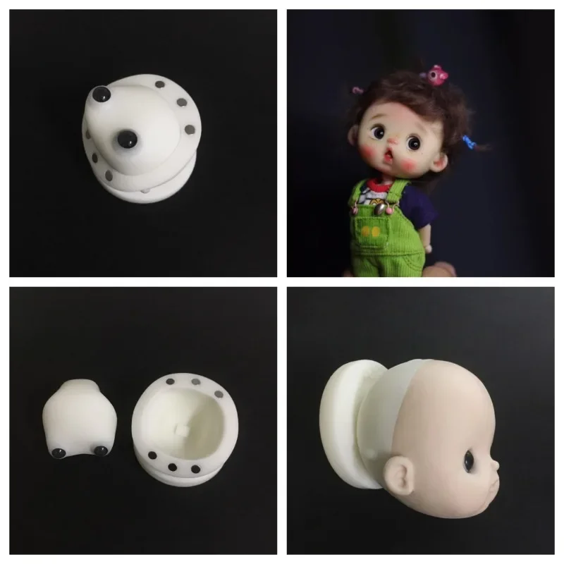Hrnčiarska bábika hlava obOBL craniotomy form