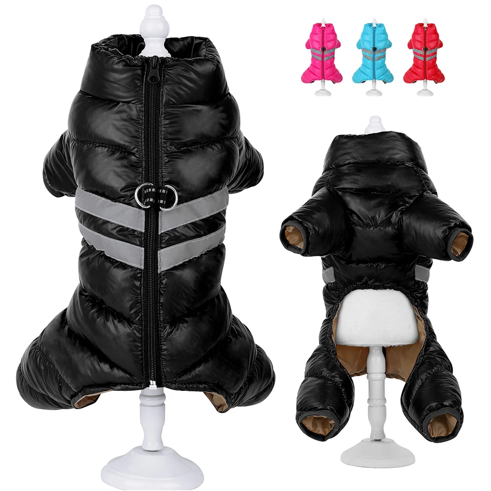 Hrubé teplé psie odevy nepremokavé zimné psie bunda s kabát reflexné oblečenie pre domáce zvieratá Yorkies outfit pre malé stredne veľké psov