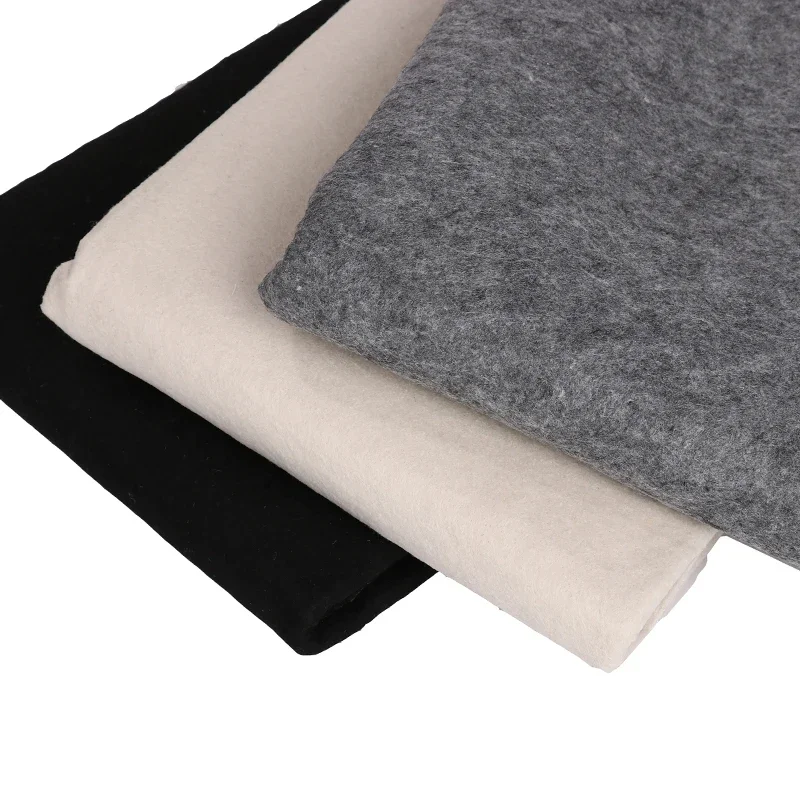 Hrúbka 3 mm mäkká vlna plsná tkanina Patchwork šijacie remeselníky Netkané plsné materiály o polovicu metrov 50x100 cm