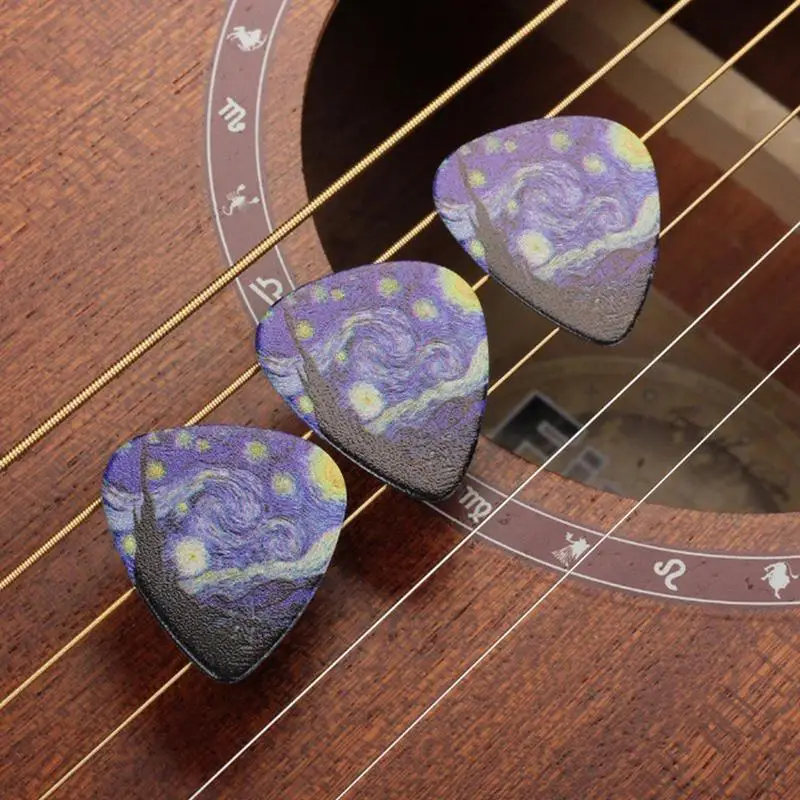 Hrúbka sprostredkovateľov 3pcs Guitar Picks