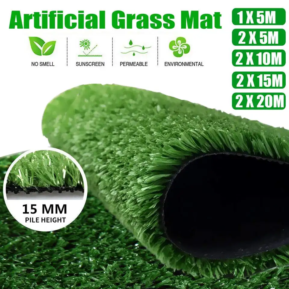 Hrúbka umelého trávnika Hustá umelá trávnatá trávnatá rohož Multi-Perfy Fake Grass Indoor/Outdoor 1x5m 2x5m 2x10m 2x15m 2x20m