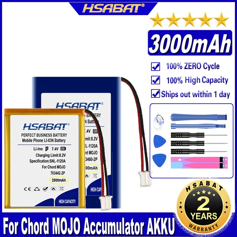 Hsabat Mojo 2500 mAh ~ 3000 mAh batéria pre akumulátor mikulátorov mojo AKKU batérie Akku