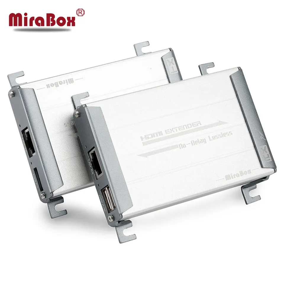 HSV560 MIRABOX KVM USB Extender 80M Point to Point s videom bezstratovým a žiadny čas latencie nad UTP CAT5/5E/CAT6 RJ45 LAN