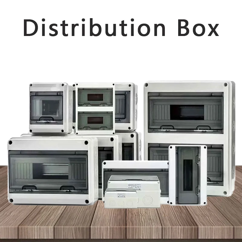 HT séria 5/8/12/15/18/24 Spôsoby IP65 Vodotesný distribučný box Elektrický istič PASPER PC ABS PLASTNÁ MCB Power spojovací box