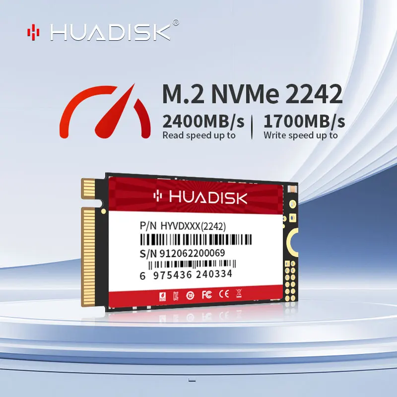 Huadisk NVME M.2 SSD 2242 PCIE GEN3.0 TLC128GB 256GB 512 GB 1TB Interný disk SAIS SAIT STAVE pre prenosný počítač pre prenosný počítač