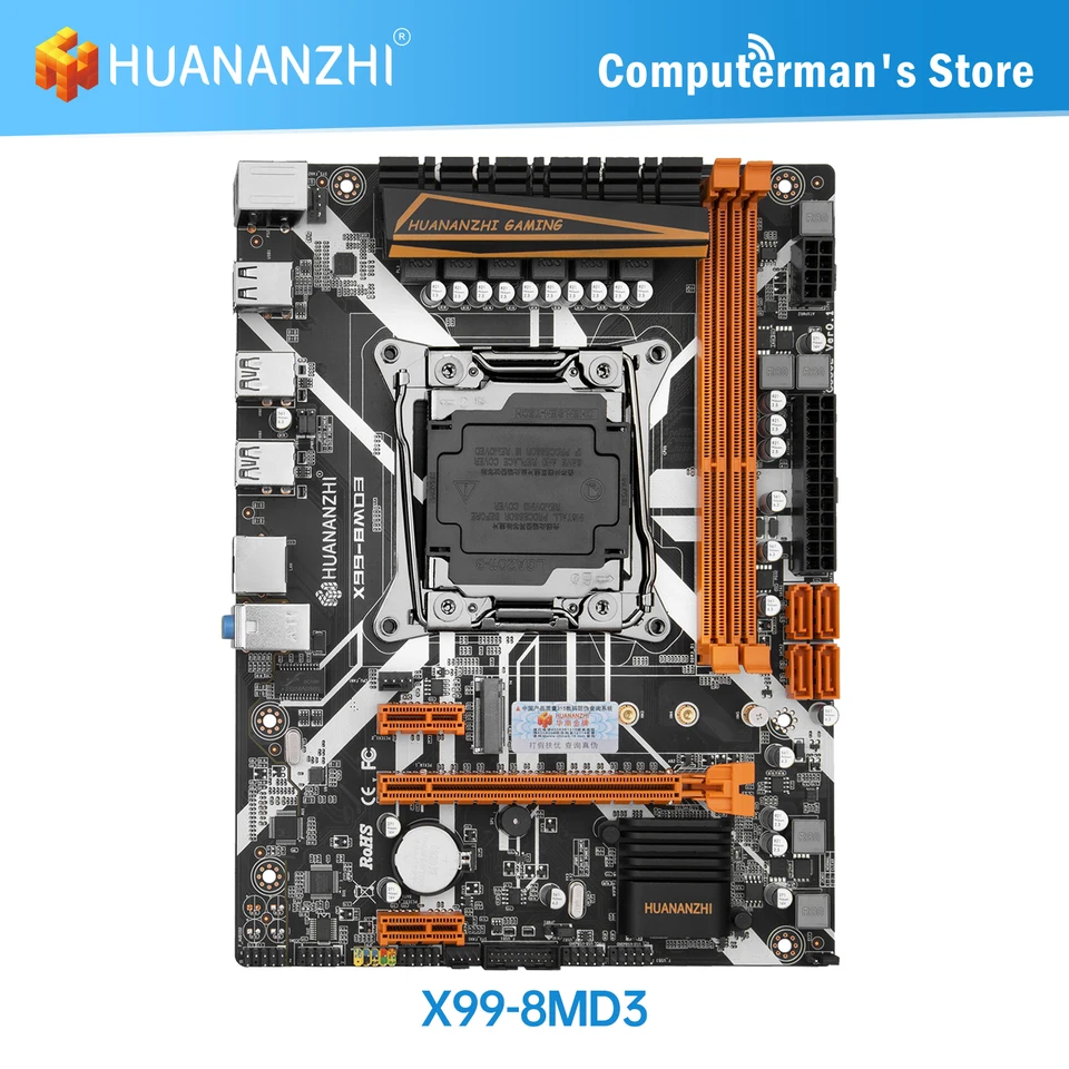 Huananzhi X99 8M D3 LGA 2011-3 x99 Podpora základnej dosky Intel Xeon E5 2696 2678 2676 2673 2666 V3 DDR3 RECC RECC MAMENE RU