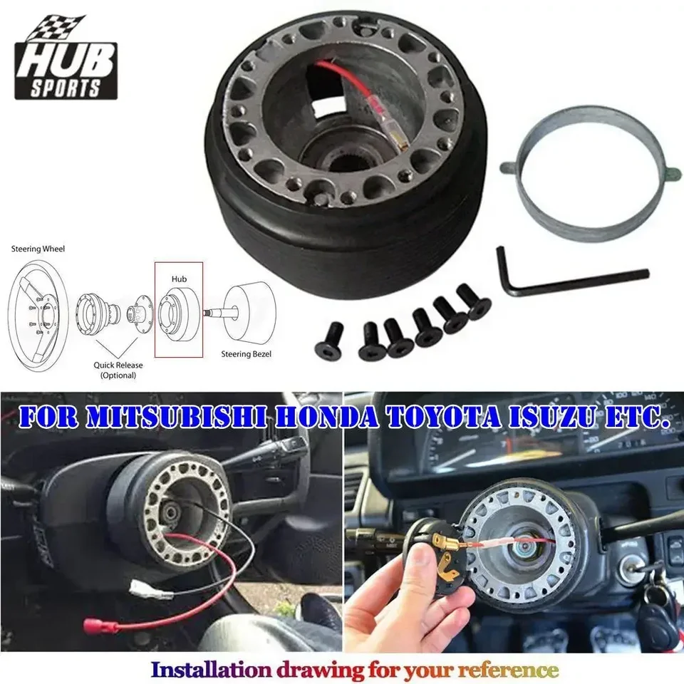 Hubsport volant Hub Adapter Boss Sit pre Mitsubishi Honda Toyota Accord atď.