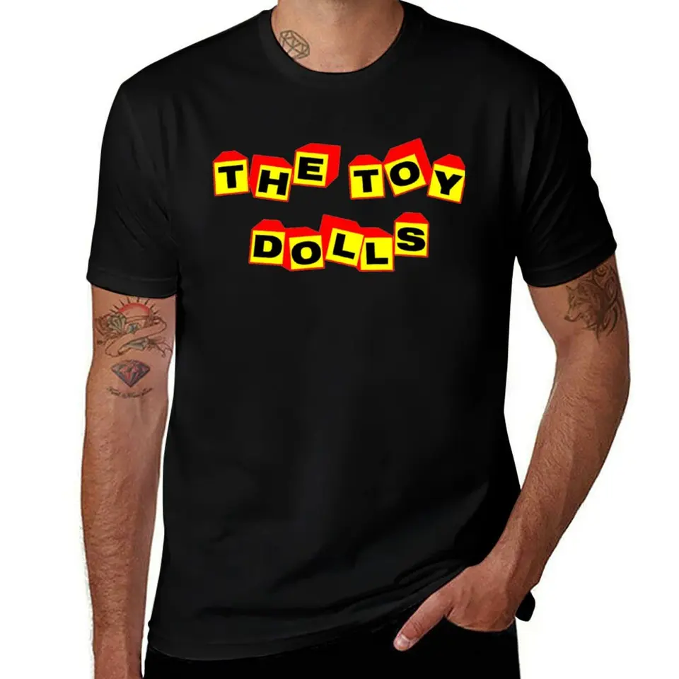 Hudba Hračky Dolls Band Logo Tričko Hippie oblečenie anime zvierat Prinfor Pre chlapcov obyčajné biele tričká Men