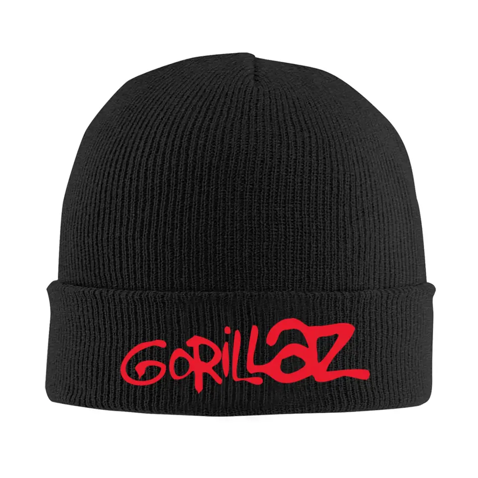Hudobná skupina Gorillaz pletené čiapky dámske mužské čiapky jesenné zimné príležitostné klobúky akryl 90. rokov punk rock cast cap Cap