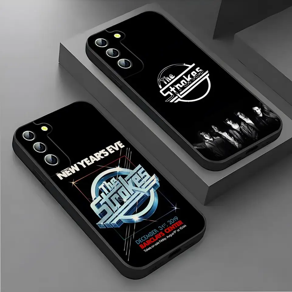 Hudobná skupina Strokes telefónny puzdro pre Samsung S24 Ultra S22 S23 S20 Fe S21 Plus Galaxy A54 A34 A24 A53 M54 Poznámka