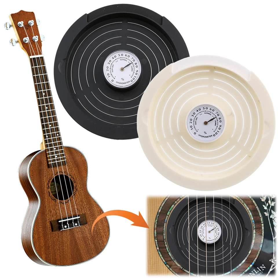 Hudobné nástroje zvlhčovač s gitarovým hygrometrom akustický gitarový zvukový zvlhčovač pre akustickú gitaru