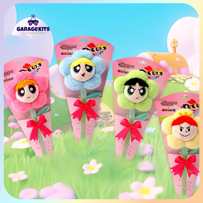 Hugkis Powerpuff Dievčatá kytice kytice plyšové hračky Valentín Darčeky Darčeky kvety Doll Dievčatko Dievčatá Deň kytice Darčeky