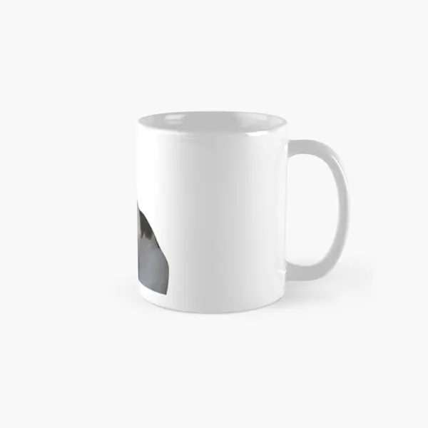 Huh mačka s textom Classic hrnček rukoväte Round Round Simple Drinkware Foto Coffera Obrázok Tlačené darčeky šálka čajového obrázka dizajn