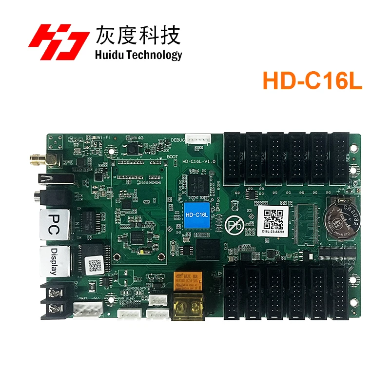 Huidu C16L Nahradenie HD-C16C asynchrónneho ovládača HD C16L LED displej ASynchrónny riadiaci systém pre malú strednú LED obrazovku
