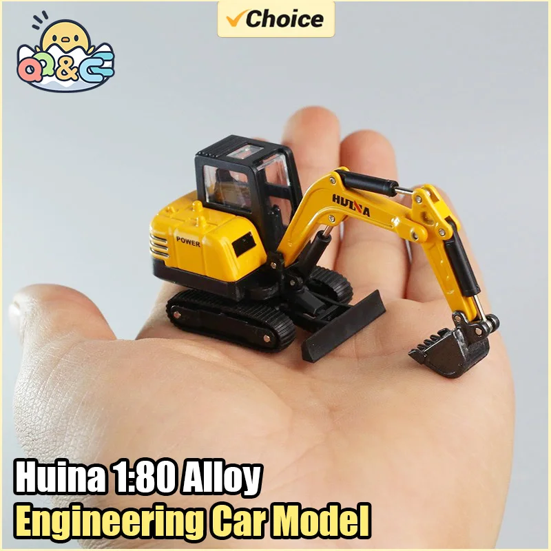 Huina 1:80 Zliatinové inžinierske vozidlo Model car rýpadla skládka sklápača nakladača buldozéra Zbierka hračiek pre deti darčeky pre deti