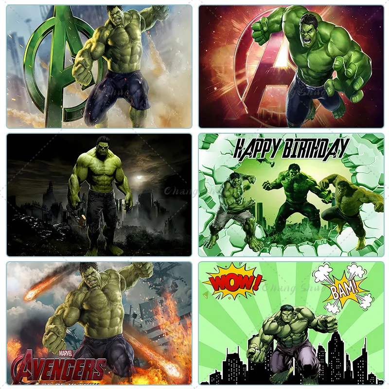 Hulk Jack Marvel Téma pozadie látky Banner rekvizity pre bábätká dekorácia Dodávky fotografie deti chlapec narodeninová oslava