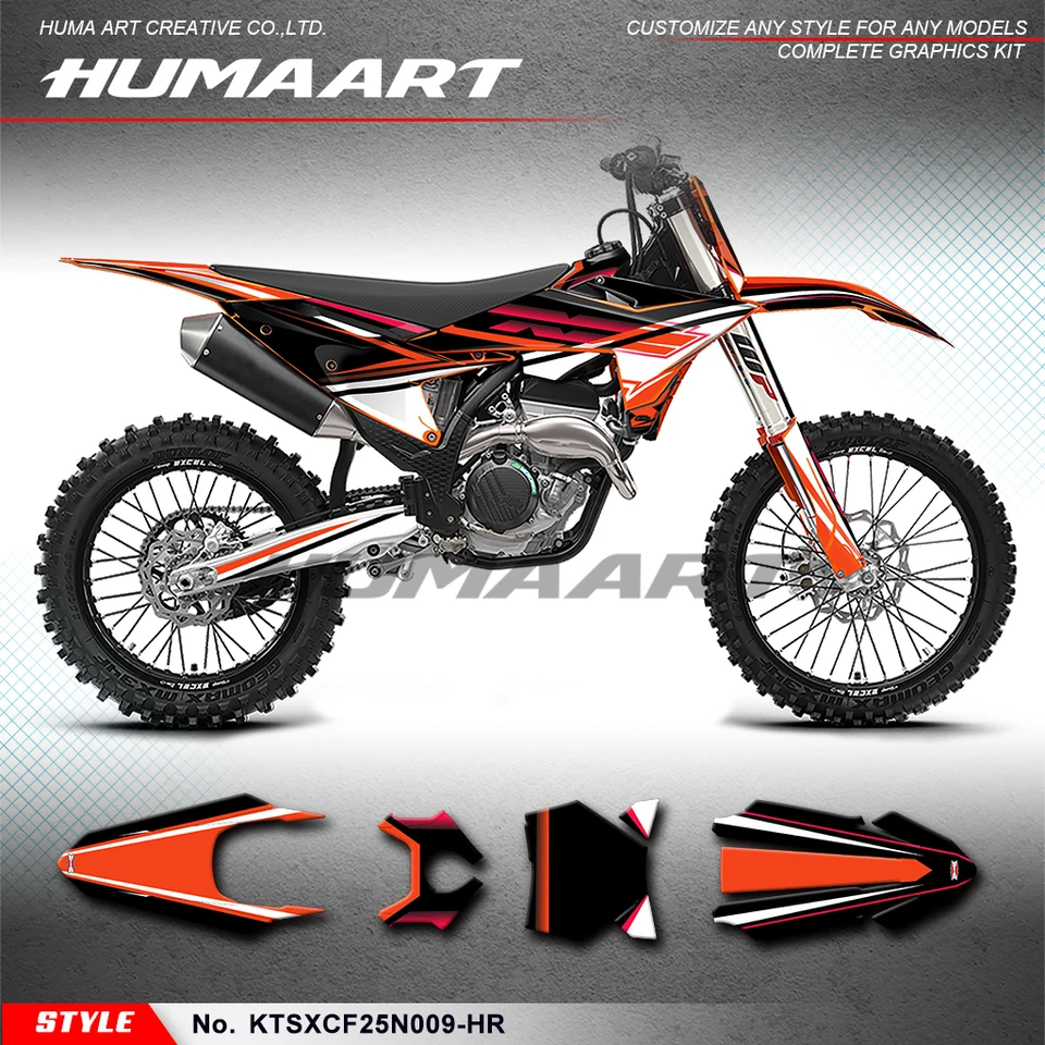 Humaart Graphics Wrap Sticker pre KTM SX SXF XC XCF 2025 a Factory Edition 2024 Rebuild Kit