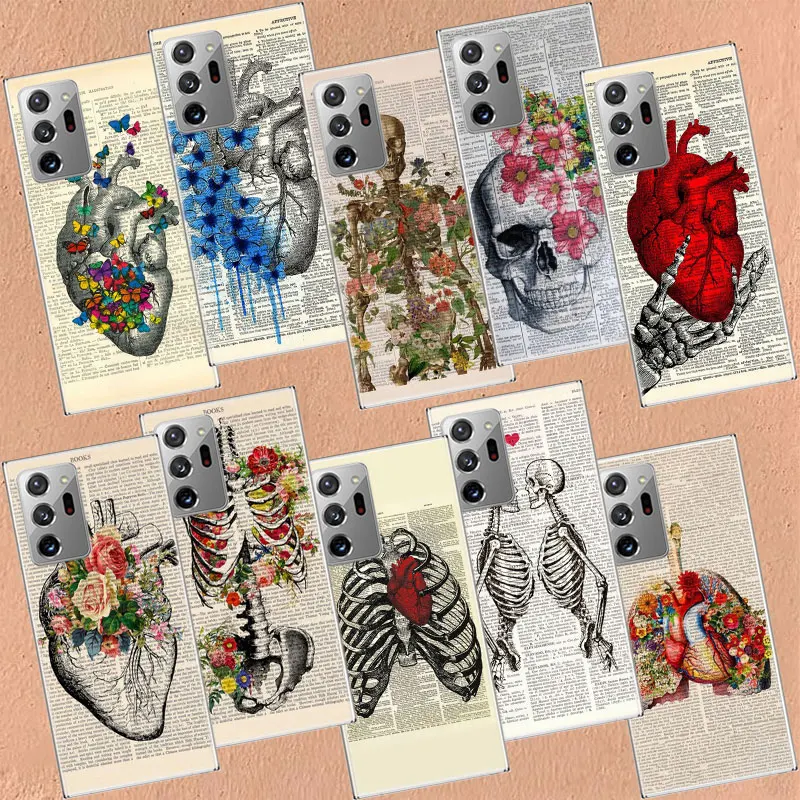 Human Anatomy Organ Newspaper Puet Puzdet pre Samsung A55 A35 A25 A15 A05S A04 A04S A14 A24 A34 A54 M11 M12 M21 M30S M31 M31 M5